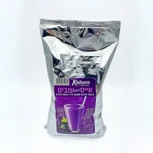 אייס בטעם ענבים אבקה - 1.5 ק"ג