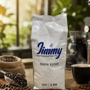 פולי קפה אינטנסו ג'ימי - 50% ערביקה ו50% רובוסטה - 1 ק"ג